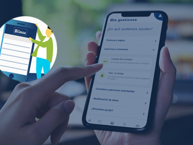 Realiza tus gestiones desde el móvil con nuestra app AguaContigo